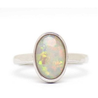                       Natural Opal 10.5 Carat silver Ring  by CEYLONMINE                                              