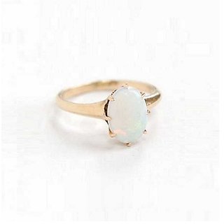                       11 Carat  Opal   Ring with lab Report Gold plated Opal  Stone by CEYLONMINE                                              