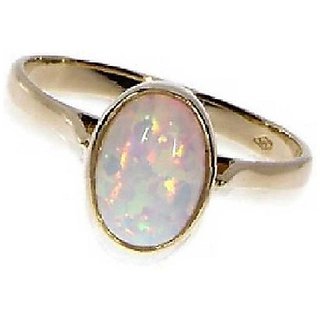                       11 Carat Natural Stone silver Opal  Ring for unisex by CEYLONMINE                                              