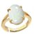 11 carat Ring with Natural Opal & Lab Certified Gold plated by CEYLONMINE