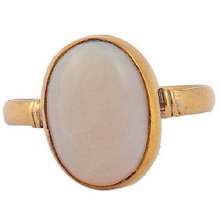                       100% Original Opal Unheated 11.25 Ratti Opal /Gold plated Ring by CEYLONMINE                                              