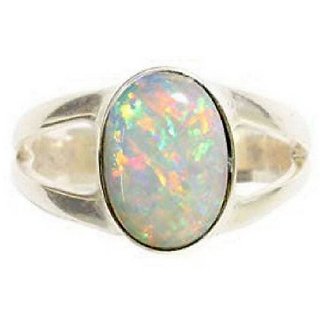                       12.5 Ratti Lab Certified Stone 100% Original Opal Gold plated  Ring for unisex by CEYLONMINE                                              