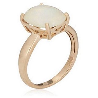                       12.5 Ratti Opal Gold plated Ring for Unisex by CEYLONMINE                                              