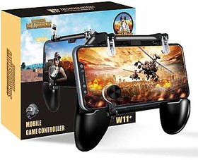 Neyssa W11+ PUBG Mobile Game Controller Gaming Accessory Kit  (Black, For iOS)