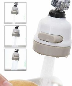 Neyssa 360 Degree Rotating Water-Saving Sprinkler, Faucet Aerator, 3-Gear Adjustable Head Nozzle Splash-Proof Filter Ext