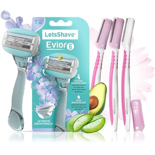 LetsShave Evior Face and Body Care Kit