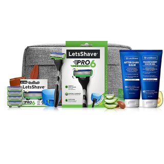 LetsShave Pro 6 Sensitive Premium Value Kit for Men