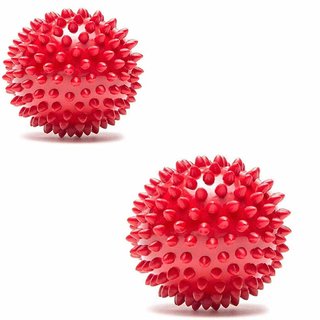 Paaltu Rubber Stud Spike Hard Ball for Pet Dog (Pack of 2)
