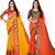 Anand Sarees Pack of 2 Chiffon Sarees with Blouse Piece (COMBO_1601_2_1606_4 )