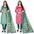 Anand Multicolored Jacquard Woven Work Salwar Suit Material For Women(Set of 2)( P2_JDM38_JDM40 )