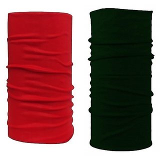 Stylewell Pack Of 2 Pcs Multicolor Multipurpose Free Size Sun Protection HeadWraps,hair Bandana Band For Boys And Girls