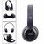 Raptech P47 Wireless Headphones Bluetooth Stereo Headset Foldable Gaming Headphones with Microphone Support TF Card Black