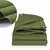 Heavy Duty Canvas Tarps, Waterproof Tarpaulin 500 GSM UV Resistant, Rustproof Grommets,(Size 10 ft x 9 ft)