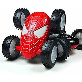 spiderman flip car toy