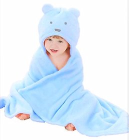 BABY KING WORLD HOODED WOOL BASED TOWEL FOR WINTER USE OR A/C PURPOSE