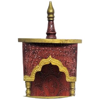 METALCRAFTS Temple, wooden, mango wood, table top as well as wall hanging, 17 inch , 42 cm