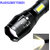 P 2in1 500 Meter Long Beam 4 Mode Waterproof LED Rechargeable 9W Flashlight Torch Table Lamp Outdoor Lamp Search Light