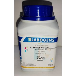                       CUPRIC ACETATE MONOHYDRATE 98 Extra Pure - 500 GM                                              
