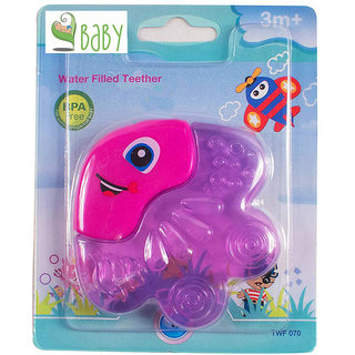 VBaby BPA Free Tooth Gel Silicone Fish Shape Rattle Baby Toy Soothers Dental Care Teether