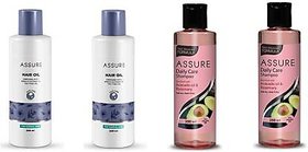 New Assure Hair Oil with Daily Care Shampoo (4 Items in the set)