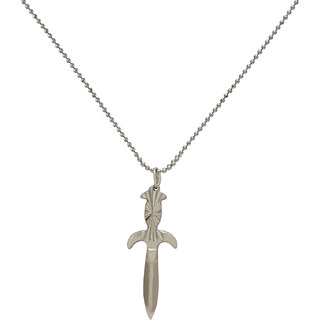 MissMister Stainless Steel Long Dagger Chain Pendant Fashion Chain Pendant Necklace Jewellery