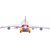 AT Airbus A380 Airplane Model Toys with Loud Musical Flashing Light Automatic Airplane Electric Plane, Bump N Go Feature
