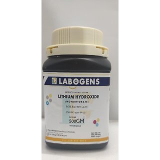                       LITHIUM HYDROXIDE MONOHYDRATE 99 Extra Pure - 500 GM                                              
