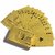 MissMister Real 24KT Yellow Gold Plated Gold foil Playing Cards, Poker Cards, Indoor Game for for Men and Women