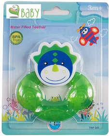 VBaby BPA Free Tooth Gel Silicone Frog Shape Rattle Baby Toy Soothers Food Nibbler food Feeder Dental Care Teether