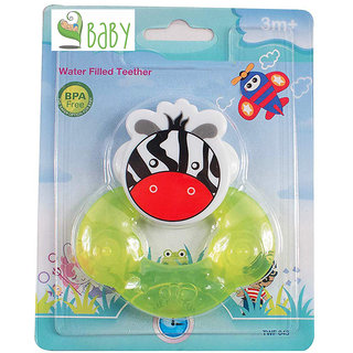 VBaby BPA Free Tooth Gel Silicone Zebra Shape Rattle Baby Toy Soothers Food Nibbler food Feeder Dental Care Teether