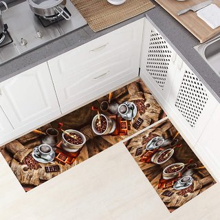 Buy Choco Kitchen Mat Cum Door Mat With Long Runner Mat Pack Of 2 Pcs Online Get 74 Off