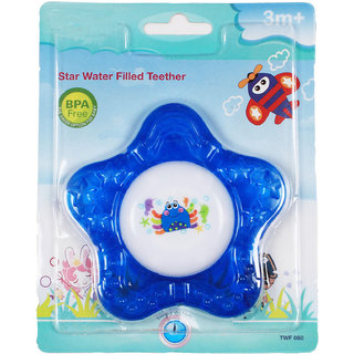                       VBaby BPA Free Tooth Gel Silicone Star Shape Rattle Baby Toy Soothers Food Nibbler food Feeder Dental Care Teether                                              
