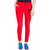 Cliths Women's Cotton Love Birds Printed Stylish Track Pants - Red & Black