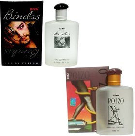 1 Riya bindas perfume+Riya poizo perfume(100ml) pack of 2