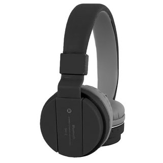 Digibuff SH12 Wireless/Bluetooth Headphone with Fm and Sd Card Slot with Music and Calling Controls Compatible with All