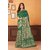 Sutram Jacquard Dark Green Woven Saree with Blouse Piece