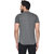 Glito Mens Charcoal Mandarin Collar Shirt for men