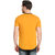 Glito Men's Attractive Mustard Yellow R-Neck Half sleeve Thirt with Zip for Men/Thirt's for Men