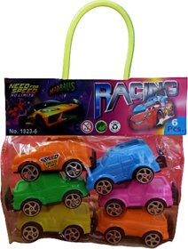 Pack of 6 Pcs Pull Back Unbrekable toy Cars