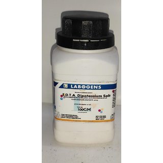                       ETHYLENEDIAMINE TETRAACETIC ACID DIPOTASSIUM SALT 98 Extra Pure - 100 GM                                              