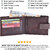 DHide Brown Pure Leather Single fold Wallet for Men