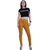 Malachi Women's Mustard High waist Jeans