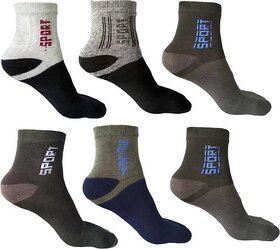 love4ride Men Multicolour Cotton Loafer Socks Pack Of 12