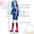 Aseenaa Beautiful Doll Toy Set with Movable Joints and Other Ornaments for Girls  Height  30 cm  Colour  Blue