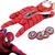 Aseenaa Action Figure Super Hero Spiidar Maan Disc Launcher Single Hand Glove Toy Set  Colour  Red  Set of 1