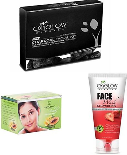 charcoal face wash oxyglow