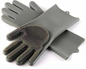 Siddi Creation Dishwashing gloves, Cleaning, Gardening Wet and Dry Glove hand gloves for kitchen Wet and  Dry Glove ,