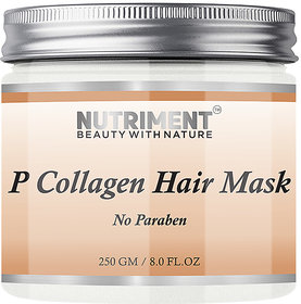 Nutriment P Collegan Hair Mask 250gm, for Damaged and Dry Hair Increases Softness and Shine Hair