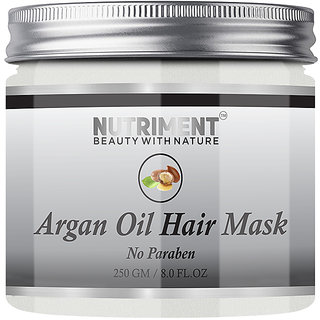 Nutriment Agran Oil Hair Mask 250gm, for damaged and Dry Hair, Repairs and Nourishes Hair, Suitable All Hair Types.