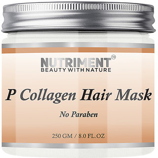 Nutriment P Collegan Hair Mask 250gm, for Damaged and Dry Hair Increases Softness and Shine Hair